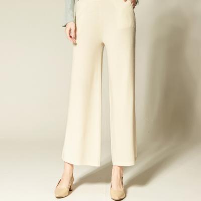 China Fashion Anti-Static Winter Pants 2020 White Women's Trousers Cashmere Trousers for sale