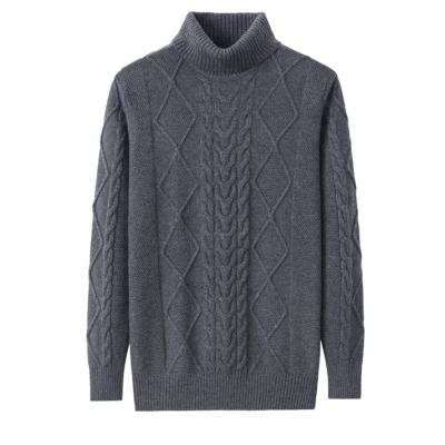 China Anti-wrinkle high neck cashmere sweater for men's sweater winter for sale