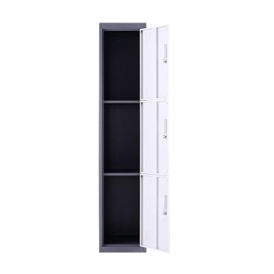 China (Size) Wholesale Adjustable Metal Clothes 3 Door Bicycle Storage Locker for sale