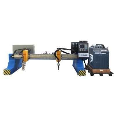 China 230-4200mm Plate Cutting Metal Processing Gantry CNC Plasma And Flame Cutting Machine New Product Double Drive Cutting Carbon Steel for sale