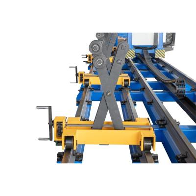 China 12000mm (according to customer's requirement) 3 axis steel pipes plasma cutting intersecting line and beveling machines for sale