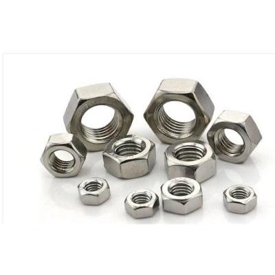 China Heavy industry hex power equipment low profile flange lock nut din934 nylon hex nuts for sale