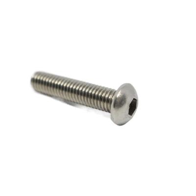 China Stainless Steel Hexagon Screw Bolt Metric Machine Socket Pan Head Screw Hex Socket Thread Carriage Bolts End Carriage Bolt for sale