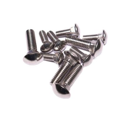 China Ribbed Fine Stainless Steel Nuts Neck Bolt Stainless Steel Wire Carriage Bolts for sale