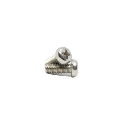 China Pan Plated Furniture Screw Bolts Phillips Brass Round Pan Head Machine Screw for sale