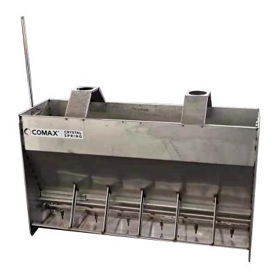 China Farms Long Life Farm Equipment Cost-Effective Pig Nursery Feeding Trough For Weaning Pig, SS Double Sides for sale