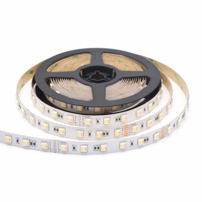 China DC12/24V 96LEDs/m Copper SMD5050 High Lumen 5 In 1 Flexible CCT+RGB+CCT LED Strip Lights for sale