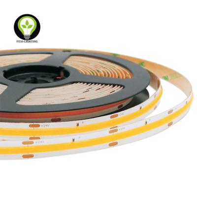 China Desk LED Lighting New Trend No Spot-COB LED Strip Lights 480leds/m 9W/m 90 CRI Linear Durable Lighting for sale