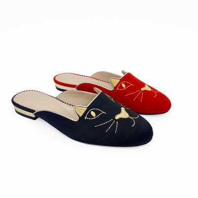 China Summer of the 2021 fashion trend newcomers around Pointed Toe Flat Ladies Slippers and women's sandals for sale