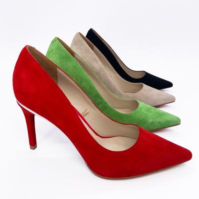 China Fashion Trend Hot Selling Colorful Designs Pointed Toe Sexy High Heel Women Pumps Heel Pumps For Women for sale