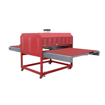 China Uniform Pressure Twin Station Shuttle Presses 150x150cm Large Size Pneumatic Heat Press Machine For Garment for sale