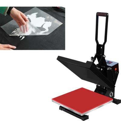 China Garment Shops A3 Size T Shirt Sublimation Transfers 38x38 Clamshell Heat Press Machine for sale