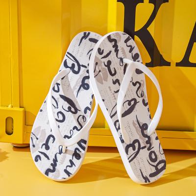 China Fashion trend summer couples cool hamper Korean version of the home online fashion CIA celebrity soft cute flip flops for sale