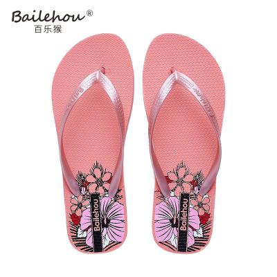 China Fashion Trend Flip Flops Women's Slippers Women's Flat Slippers Custom Home Cushion Flip Flops Non-Slip Breathable Factory Direct for sale