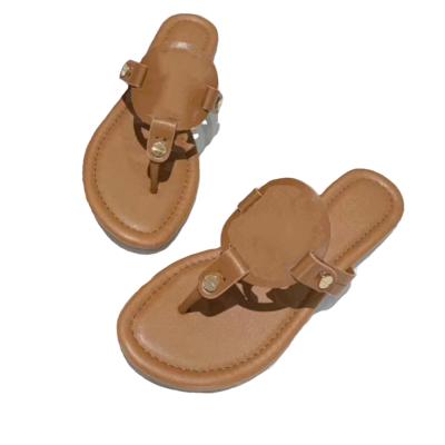 China Fashion Trend Designer Women Slippers Brand Luxury Sandals Shape Ladies Flip Flop With Box Slipper for sale