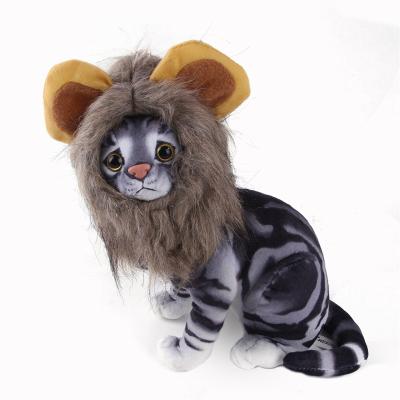 China Viable Cosplay Apparel Cat Wig Pet Headdress Accessories Cat Wig Costume Wig Set Festival Decoration Halloween Pet Dog for sale