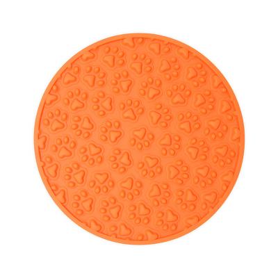 China Viable Multiple Functions Pet Licking Mat Dog Lick Pad Silicone Dog Lick Mat With Suction for sale