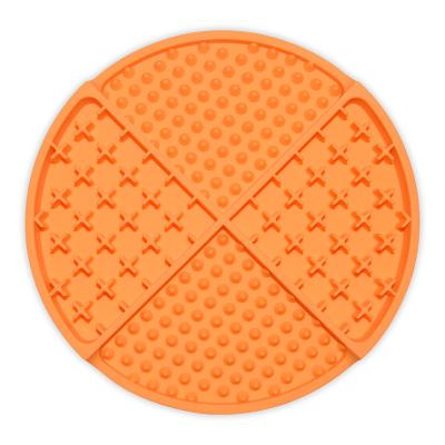 China Wholesale Hot Viable Time Slaying Amazon Driver Dog Silicone Food Bowl Pet Toy Bowl Dog Licking Mat Slow Protection for sale