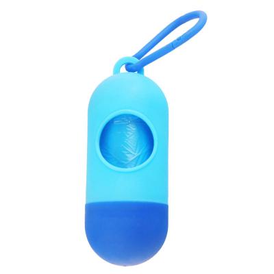 China Manufacturer Stocked Multiple Colors Wholesale Dog Waste Bags Dispenser Portable Dog Poop Bags for sale