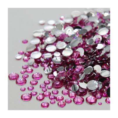 China High Quality 6.5mm Flatback Resin Flatback Crystal Nail Art Accessory Rhinestones for sale