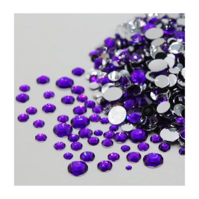 China High Quality Glass Flat Back Crystal Reusable Eyeliner Sticker Rhinestone from Flatback for sale