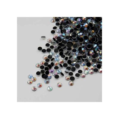 China Hot Fix High Quality Loose Glass Round Jelly Flat Back Rhinestones Rhinestones for sale