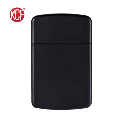 China Modern Wholesale Portable Ultrathin Black Usb Lighter For Cigarette for sale