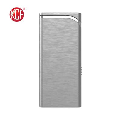 China Modern Cheap Price Portable Rectangle Silver Usb Lighter For Boys for sale