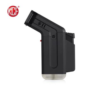 China 2021 New Style Gas Durable Torch Black Lighter For Camping for sale