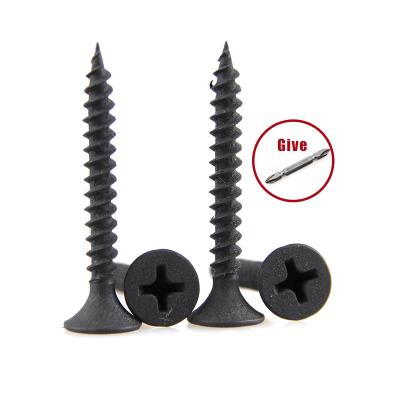 Cina Pan Spot Wholesale Galvanized Screws Plating Head Screws Zinc Countersunk Black Screws in vendita