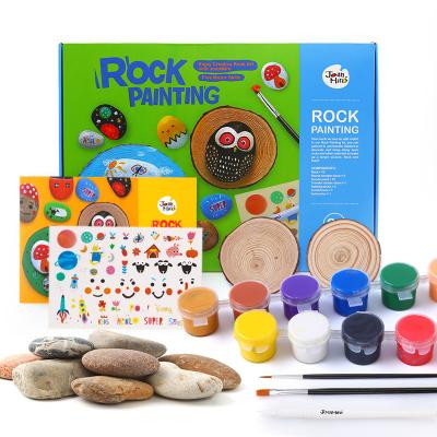 China DIY Toys Hot Selling Rock Painting Craft Kit Toys Magic Stone Painting Toys For Kid for sale