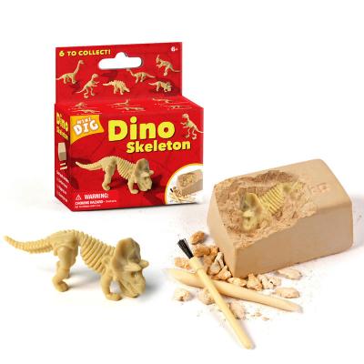 China Eductional Toys New Mini Dinosaur Kit Toys For Kid Archeology Excavation Kit Dinosaur Dig Toys for sale