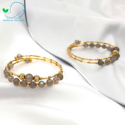 China CHN Luxury Hot Wholesale Adjustable Natural Stone Crystal Healing Bracelet For Ladies In Stock for sale