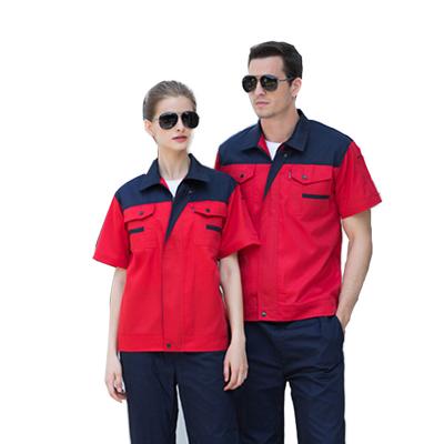 China With Short Sleeves Work Men And Women Workshop Factory Welder Protective Service Customized for sale