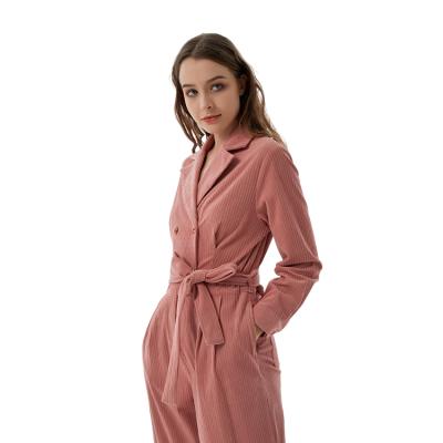 China Breathable One Piece Pants Plus Size Cotton Rompers Custom Made Women Romper for sale