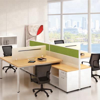 China Expandable Modern Single Side Bench Design Office Desk Staff Office Table Workstation for sale