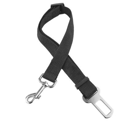 China Wholesale Padded Nylon Safety Car Seat Belt for Dogs Adjustable Pet Cat Vehicle Leash Harness for sale