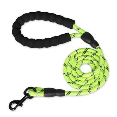 China OEM Afety OEM Afety Padded Slip Leash Heavy Duty Nylon Colored Outdoor Dog Lead Traction Rope For Dog for sale