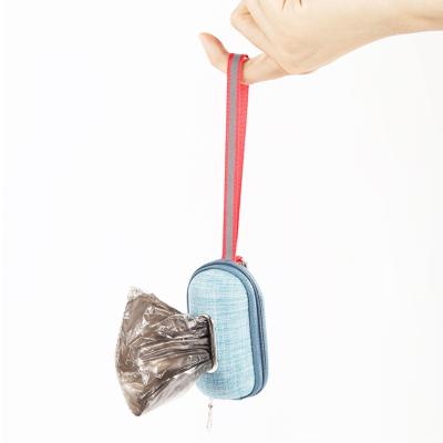 China ALL Pets Portable Dog Poop Bag Dispenser Collection Bags Holder With Rope Cleaning Waste Waste Box for sale