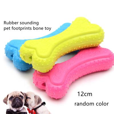 China 1PCS Dogs and Cat Pet Toys for Small Dogs Rubber Resistance Biting Dog Toy Teeth Cleaning Chew Training Toys Pet Supplies Puppies Cats for sale