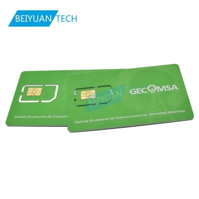 China PVC LTE Mileage USIM SIM Card (include WCDMA and GSM) for Telecom and Carrier for sale