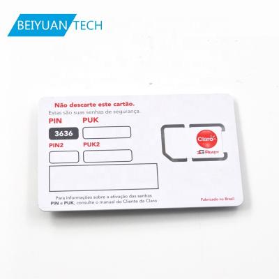 China PVC 4G LTE Milenage USIM SIM Card For Telecom And Mobile Phone SIM Card China Products 128K Operator for sale