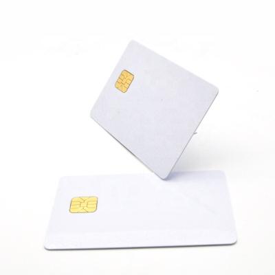 China Custom Printing PVC PET ABS Contact IC Smart Card AT24C128 Chip Card for sale