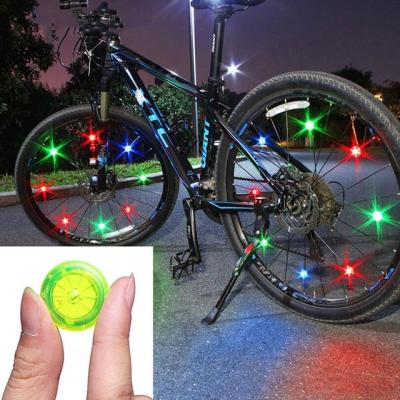 China Waterproof Structure Bike Wheel Spoke Night Light Riding Bicycle Road MTB Tail Safety Warning Light Recycle LED Back Light Wire for sale