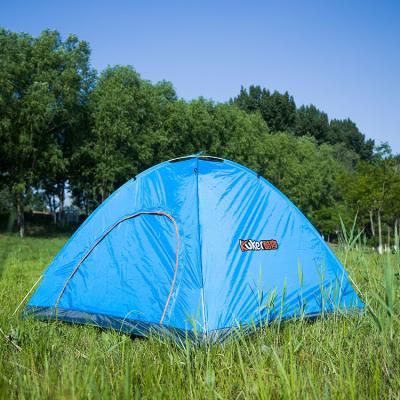 China Rainproof; Waterproof Windproof Family Folding 3-4 Person Camping Double Layer Dome Glamping Outdoor Tent for sale