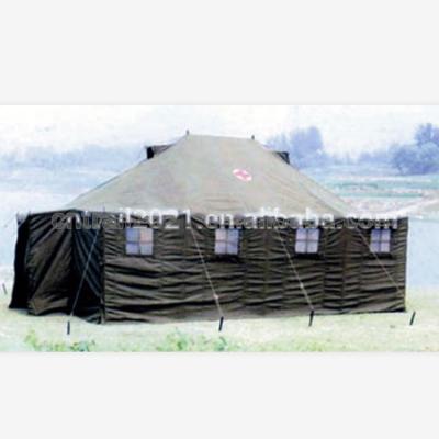 China Tube type tent stake high quality large outdoor multiplayer tent polyester cotton canvas military camp for sale