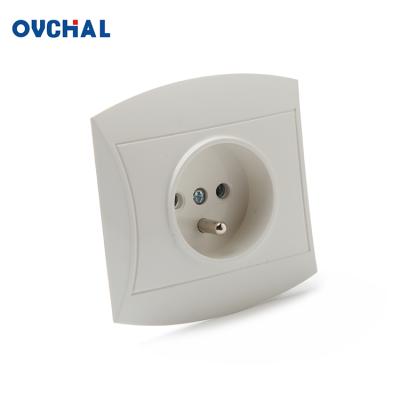 China Residential / General Purpose Wholesale OUCHI French Type 10A / 16A Wall Electrical Outlet Outlet for sale