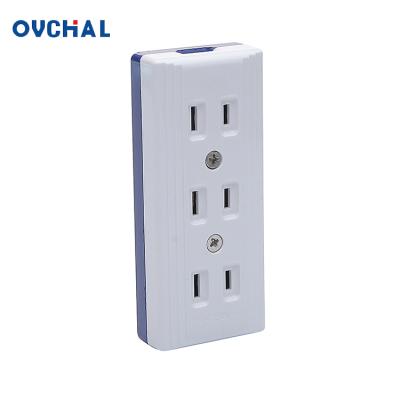 China Residential / General Purpose Outdoor ABS Panel 250V Six Hole Wall Mounted Electric Power Socket From OUCHI for sale