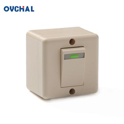 China Residential OUCHI 1 Strip Outdoor Wall Mounted Switch With Indicator Light for sale