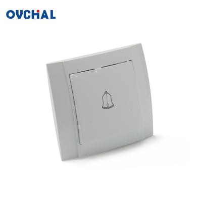 China OUCHI 10A 250V ABS Panel Doorbell Push Button Switch Residential Door Bell Switch for sale